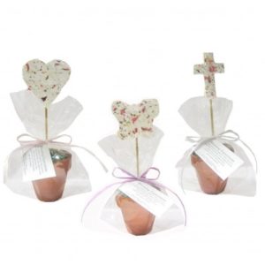 plantable seed paper ornament mini pot favor